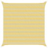 Voile d'ombre Jaune et blanc 4,5 x 4,5 m HDPE 638332638332