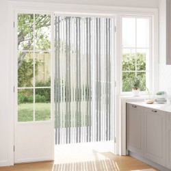 Rideau anti-insectes en chenille Gris et blanc 100 x 200 cm 638335638335