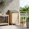 Abri de jardin Naturel 59 x 56 x 113,5 cm Bois de Sapin Massif 638347638347