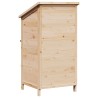 Abri de jardin Naturel 59 x 56 x 113,5 cm Bois de Sapin Massif 638347638347
