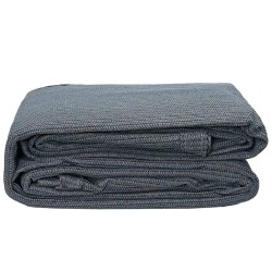 Tapis de tente Bleu et gris 400 x 400 cm Polyéthylène 638348638348