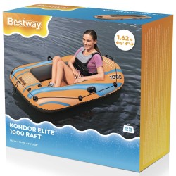 Bestway Bateau gonflable Orange 162 x 96 cm PVC 638349638349
