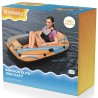 Bestway Bateau gonflable Orange 162 x 96 cm PVC 638349638349