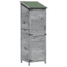 Abri de jardin Gris 59,5 x 56 x 176,5 cm Bois de Sapin Massif 638353638353