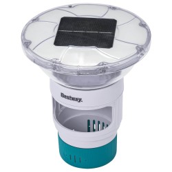 Bestway Lumière solaire flottante Blanc Ø 7,6 cm PC et ABS 638354638354