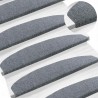 Tapis d'escalier auto-adhésifs 15 pcs Gris clair 638359638359