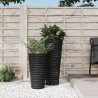 Jardinière et intérieur amovible anthracite aspect rainuré 638368638368