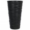 Jardinière et intérieur amovible anthracite aspect rainuré 638368638368