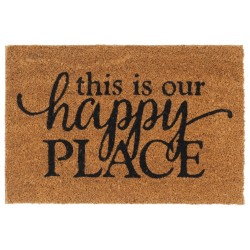 Tapis de porte naturel 40x60 cm fibre de coco touffeté 638372638372