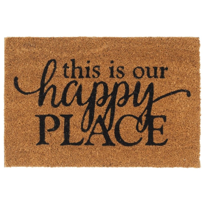 Tapis de porte naturel 40x60 cm fibre de coco touffeté 638372638372