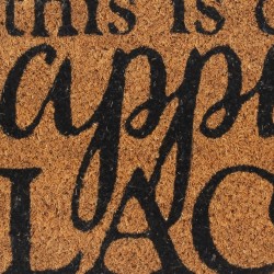 Tapis de porte naturel 40x60 cm fibre de coco touffeté 638372638372