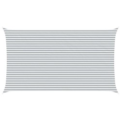 Voile d'ombre Gris clair et blanc 7 x 4 m 638373638373