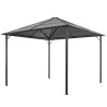 Tonnelle avec toit Aluminium 3x3 m Anthracite 638375638375