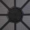 Tonnelle avec toit Aluminium 3x3 m Anthracite 638375638375