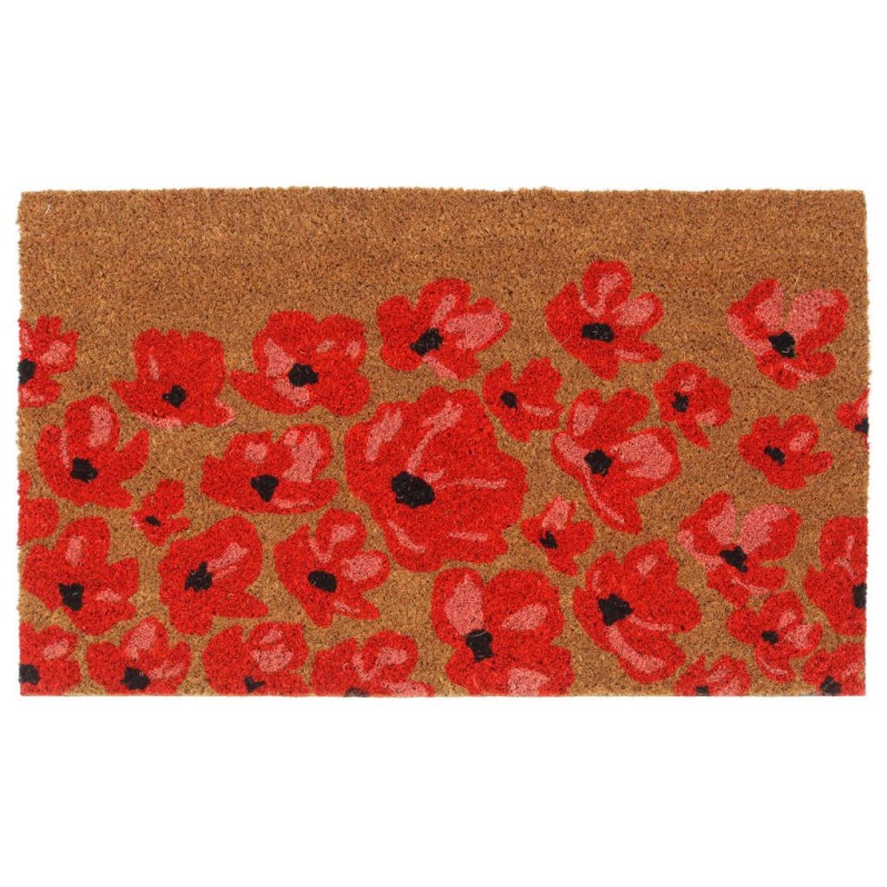 Tapis de porte naturel 45x75 cm fibre de coco touffeté 638381638381