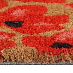 Tapis de porte naturel 45x75 cm fibre de coco touffeté 638381638381