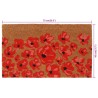 Tapis de porte naturel 45x75 cm fibre de coco touffeté 638381638381