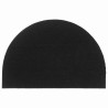 Tapis de porte noir demi-rond 60x90 cm fibre de coco touffeté 638386638386