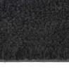 Tapis de porte noir demi-rond 60x90 cm fibre de coco touffeté 638386638386
