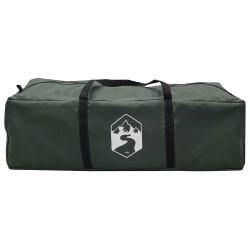Auvent de véhicule avec toit Vert armée 518 x 580 x 215 cm 638388638388