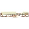 Ensemble de canapés d'extérieur 7 pcs Naturel et Crème 638395638395