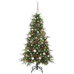 Sapin de Noël Artificiel à Branches Articulées Vert 150 cm 638405638405