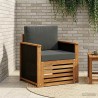 Sofa de milieu extérieur Naturel 638411638411