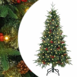 Sapin de Noël Artificiel à Branches Articulées Vert 150 cm 638417638417