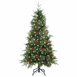 Sapin de Noël Artificiel à Branches Articulées Vert 150 cm 638417638417
