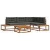 Ensemble de canapés d'extérieur Naturel et Anthracite 638419638419