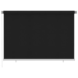 Store roulant d'extérieur 225 (l) x 140 (H) cm noir 638420638420