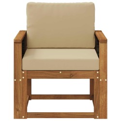 Sofa de milieu extérieur Bois d'Acacia Massif Naturel 638424638424