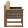 Sofa de milieu extérieur Bois d'Acacia Massif Naturel 638424638424
