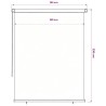 Store roulant d'extérieur 185 (l) x 230 (H) cm marron 638428638428