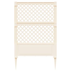 Trellis avec pique Blanc 99 x 6 x 165 cm PP 638429638429