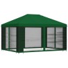 Abri de jardin avec parois 4 × 3 m Vert Polyester et Acier 638432638432