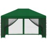 Abri de jardin avec parois 4 × 3 m Vert Polyester et Acier 638432638432
