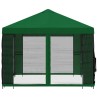 Abri de jardin avec parois 4 × 3 m Vert Polyester et Acier 638432638432