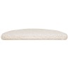 Tapis d'escalier 30 pcs 65x21x4 cm Blanc Demi-rond Grand 638433638433