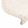 Tapis d'escalier 30 pcs 65x21x4 cm Blanc Demi-rond Grand 638433638433