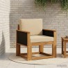 Sofa de milieu extérieur Bois d'Acacia Massif Naturel 638434638434
