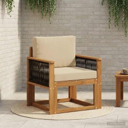 Sofa de milieu extérieur Bois d'Acacia Massif Naturel 638443638443