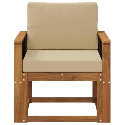 Sofa de milieu extérieur Bois d'Acacia Massif Naturel 638443638443
