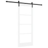 Porte coulissante ORKDAL Blanc et Noir 83 x 202 cm 638453638453