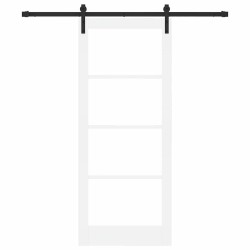 Porte coulissante ORKDAL Blanc et Noir 83 x 202 cm 638454638454