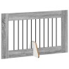 Porte de chien pliable avec supports 2 pcs Sonoma gris 200,5 cm 638458638458