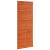Porte de grange Brun cire 80 x 208 cm Bois de pin massif 638459638459