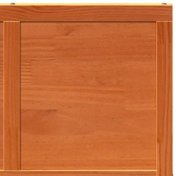 Porte de grange Brun cire 80 x 208 cm Bois de pin massif 638459638459