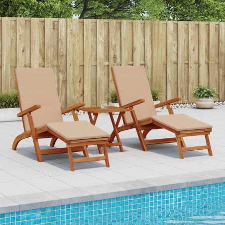 Chaise longue inclinable et pliable 2 pcs 55 x 146 x 91 cm 638460638460