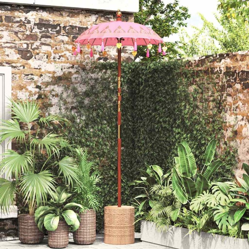 Parasol balinais Rose 125 x 125 x 260 cm 638462638462